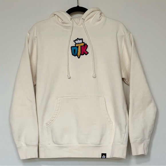 OTK Network Ice Cream White Hoodie Size S Oversized One‎ True King Gaming